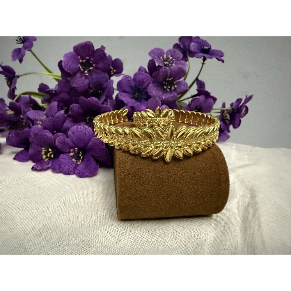 dubai bangle Anti Tarnish Adjustable bracelet With Ring